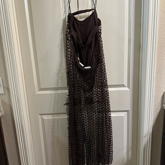 Free People Smoke and Mirrors Bodysuit Lace Overlay Size XS NWOT - Picture 5 of 7